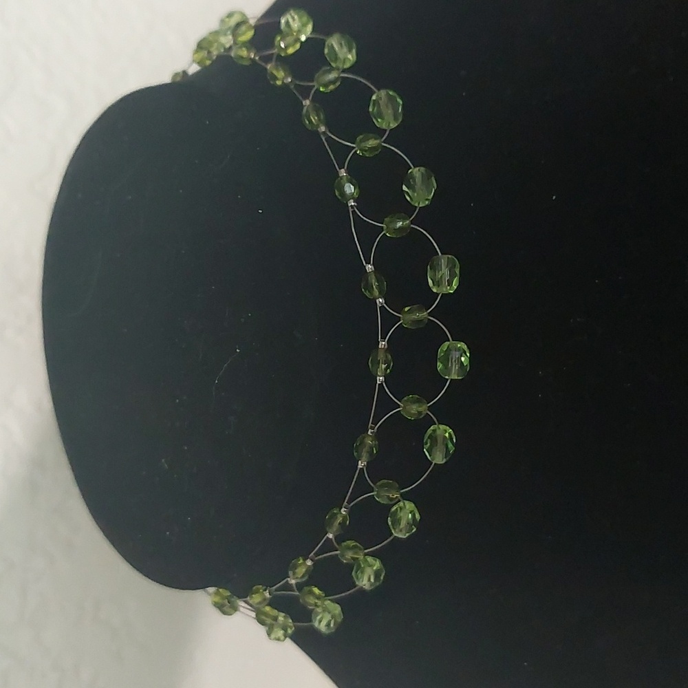 Vintage Robert Rose Peridot Color Choker